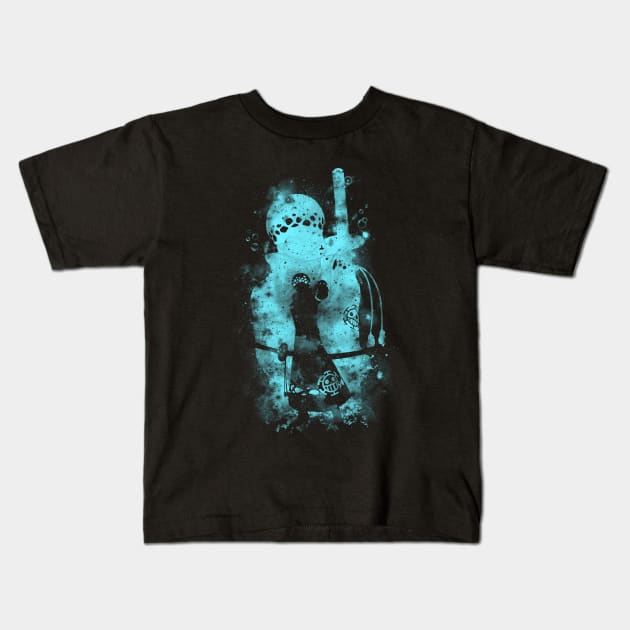 TRAFALGAR LAW REWORK Kids T-Shirt by Genesis993